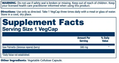 Saw Palmetto Berry 580mg - 4.webp