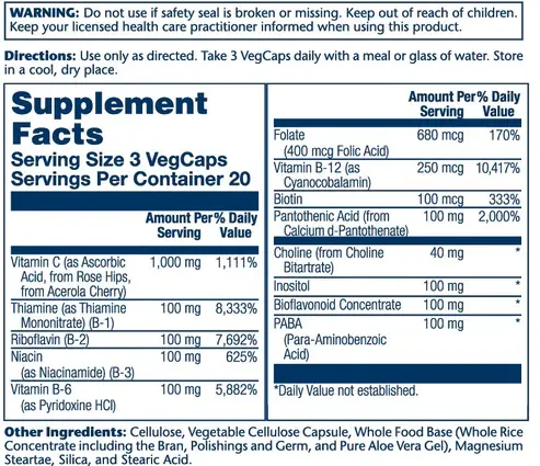 Mega Vitamin B-Stress, Timed-Release - 4.webp