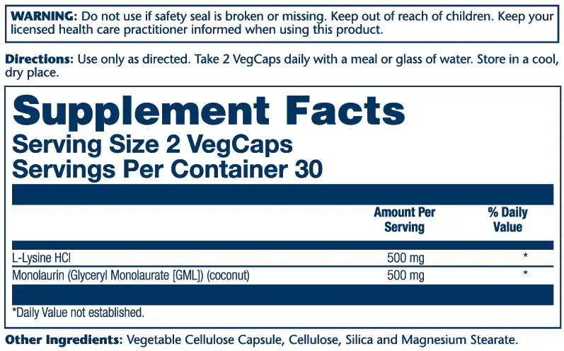 L-Lysine Monolaurin 11 Ratio - 2.webp