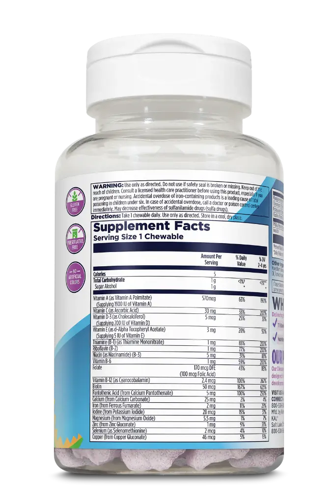 MultiSaurus® Kids Multivitamin Mixed Berry - 3.webp