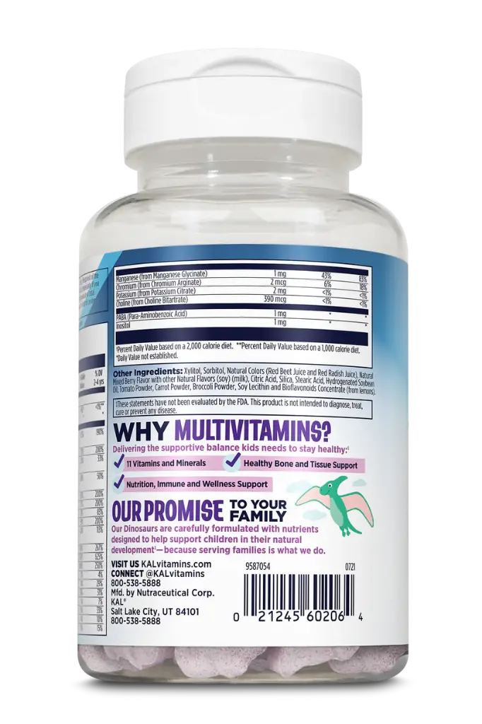 MultiSaurus® Kids Multivitamin Mixed Berry - 4.webp