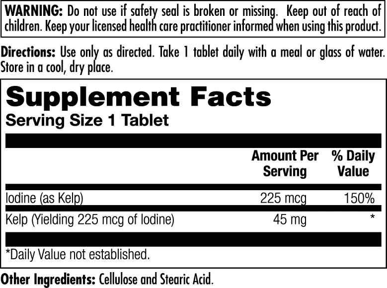 Kelp Iodine Tablets - 3.webp