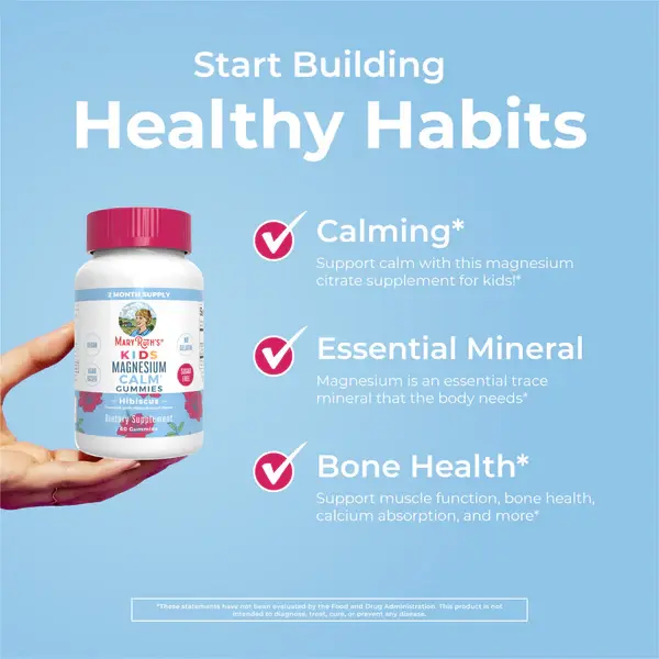 Kids Magnesium Calm Gummies, Hibiscus - 3.webp