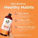 Morning Multivitamin +Hair Growth Liquid, Peach Mango - 4.webp