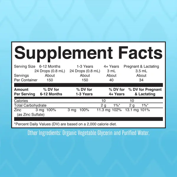 Zinc Drops, Unflavored - 2.webp