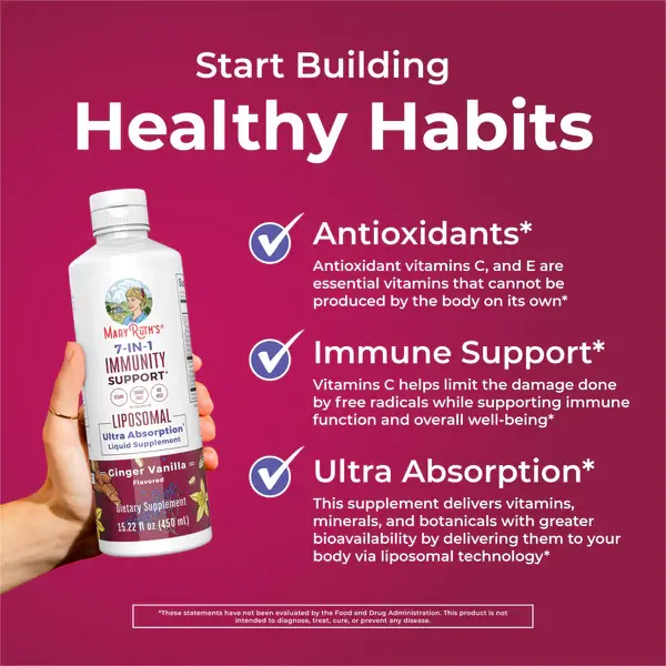 Immunity 7-in-1 Liposomal, Ginger Vanilla - 3.webp