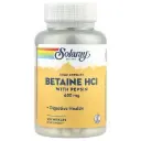 Solaray High Potency Betain HCl w/ Pepsin, 650mg