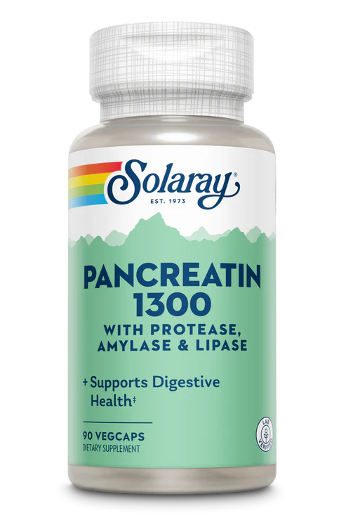 Solaray Pancreatin, 1300mg