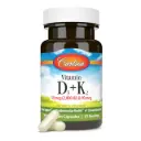 Carlson Vitamin D3 + K2 60 Capsules