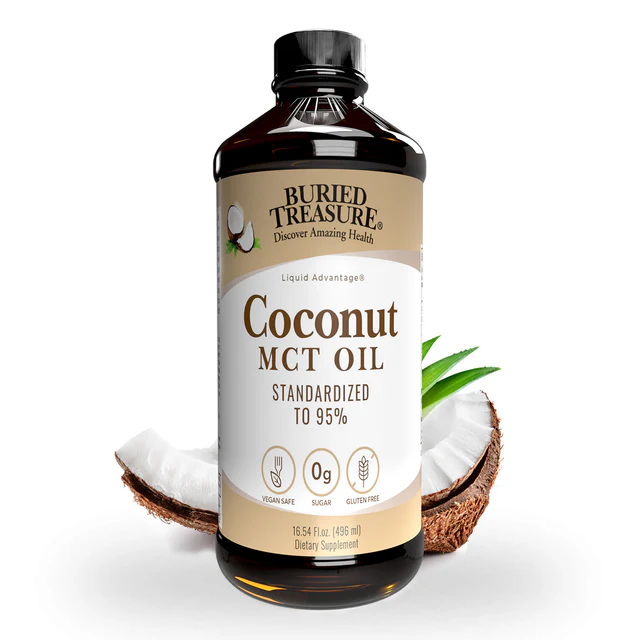 Buried Treasure MCT Oil – Vegan Medium-Chain Triglycerides from Coconuts