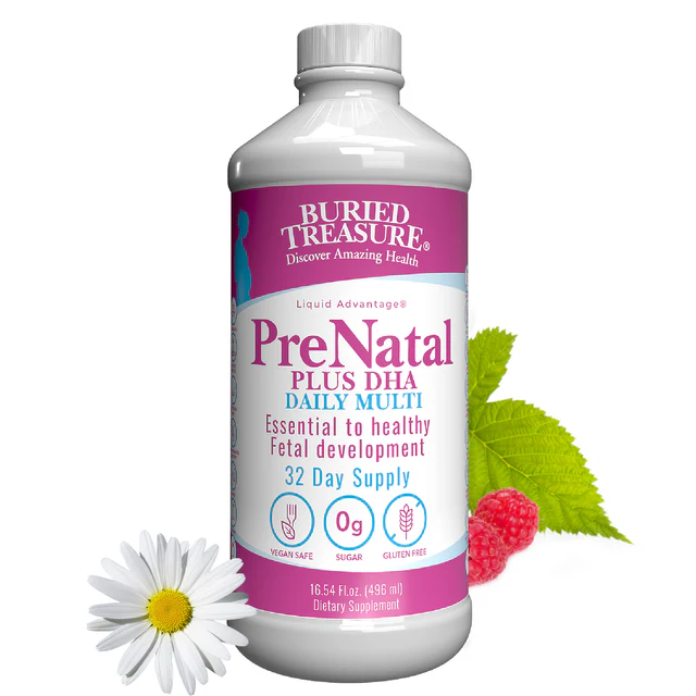 Prenatal Plus DHA – ежедневный жидкий мультивитаминный комплекс с DHA, вегетарианская формула