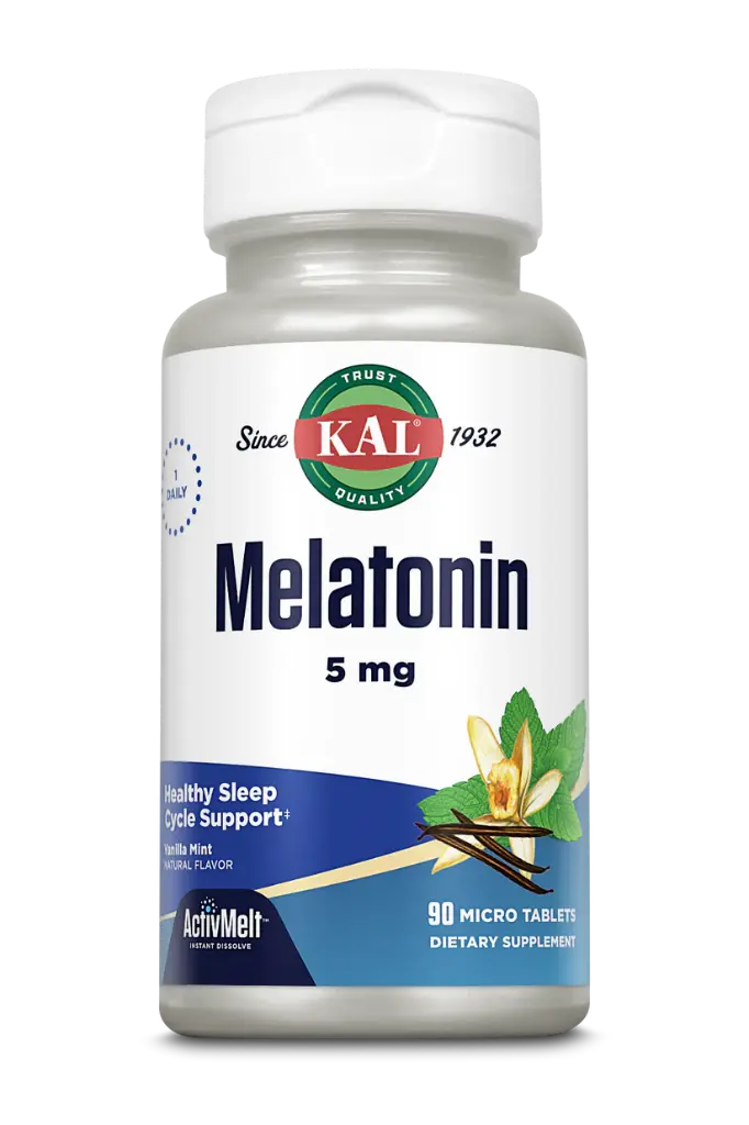 KAL Melatonin 5mg, Lozenge, Vanilla Mint