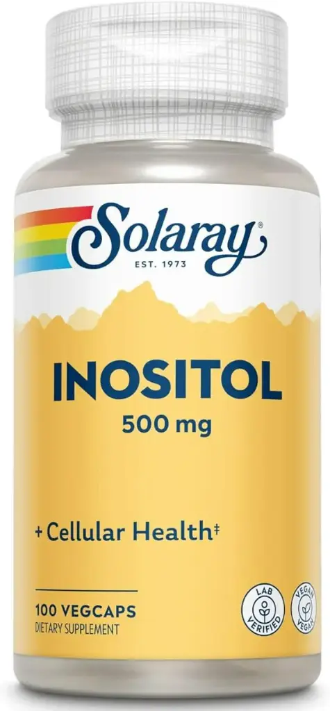 Solaray Inositol, 500mg, Veg Cap