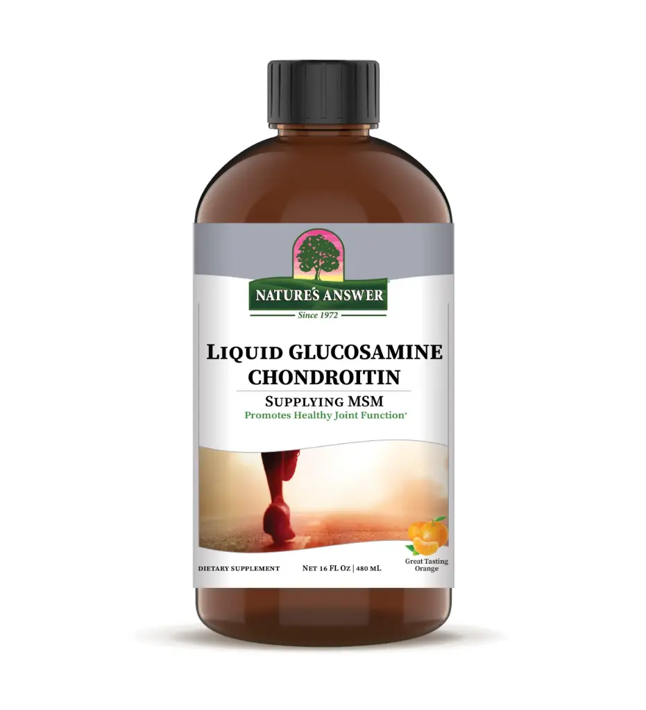 Nature's Answer Liquid Glucosamine Chondroitin, Orange