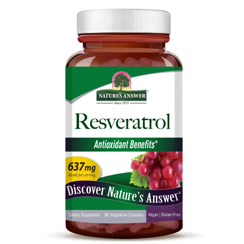 Nature's Answer Resveratrol, 637 mg