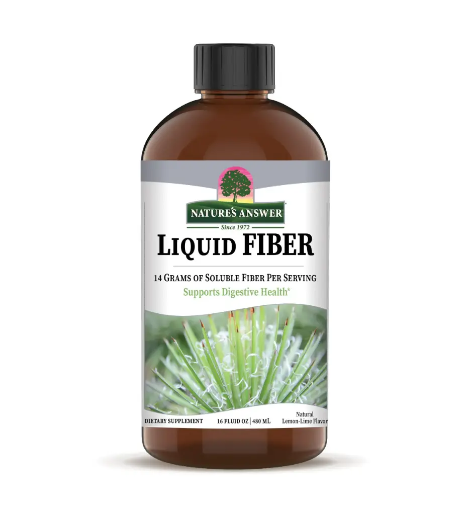 Liquid Fiber, Natural Lemon-Lime