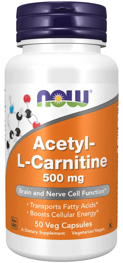 NOW Acetyl-L- Carnitine, 500 mg