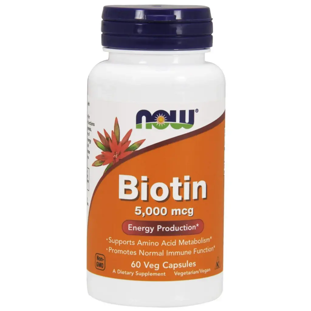 NOW Biotin, 5,000 mcg