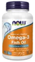 NOW Omega-3 Fish Oil, 1,000 mg, 180 EPA - 120 DHA