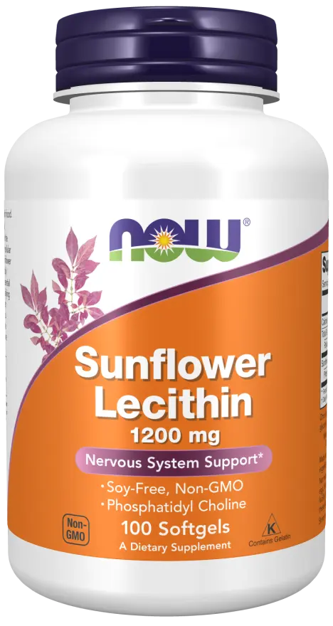 NOW Sunflower Lecithin, 1,200 mg