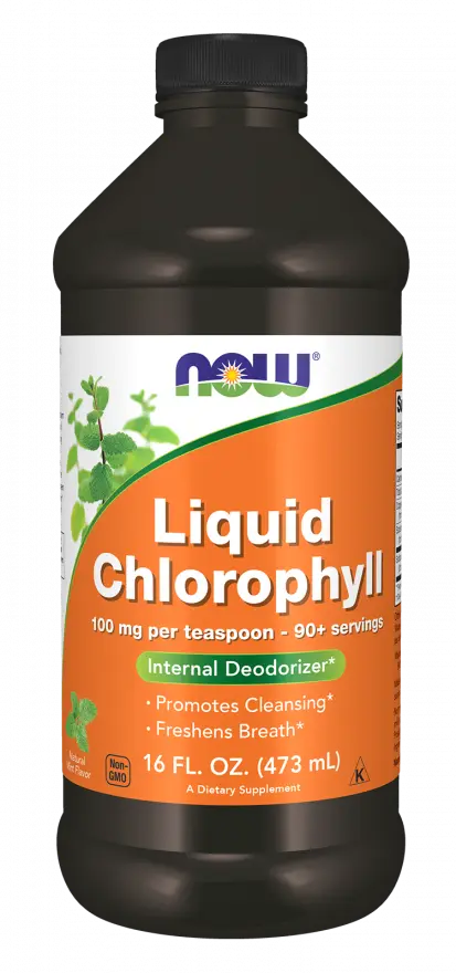 NOW Liquid Chlorophyll, Mint
