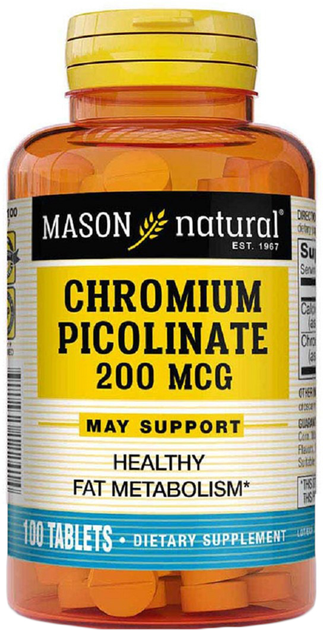 Mason Chromium Picolinate 200 MCG