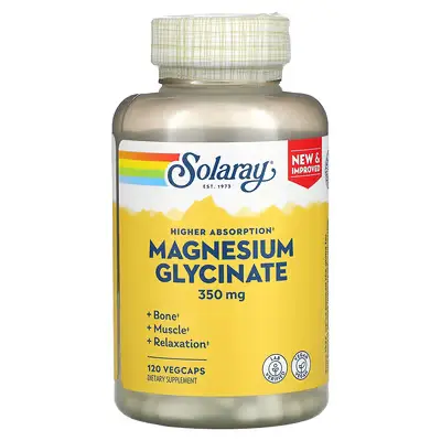 Solaray Magnesium Glycinate 350mg 120 VC