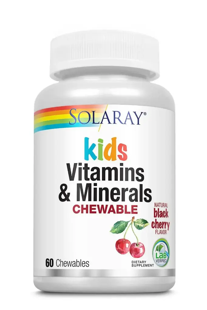 Solaray Children's Vitamins & Minerals, Chewable 120