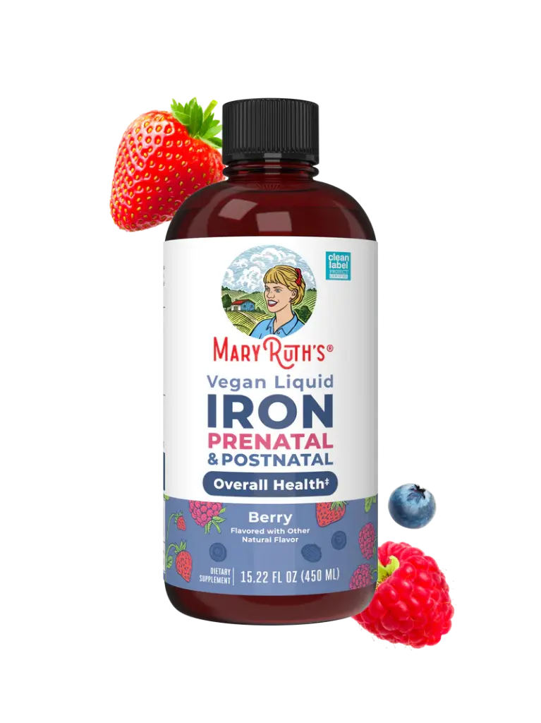 MaryRuth's, Vegan Liquid Iron Prenatal & Postnatal, Berry
