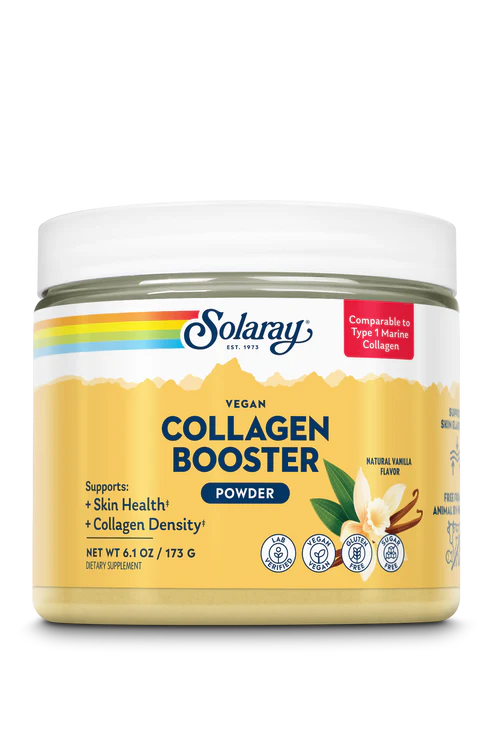 Solaray, Vegan Collagen Booster Powder, Natural Vanilla