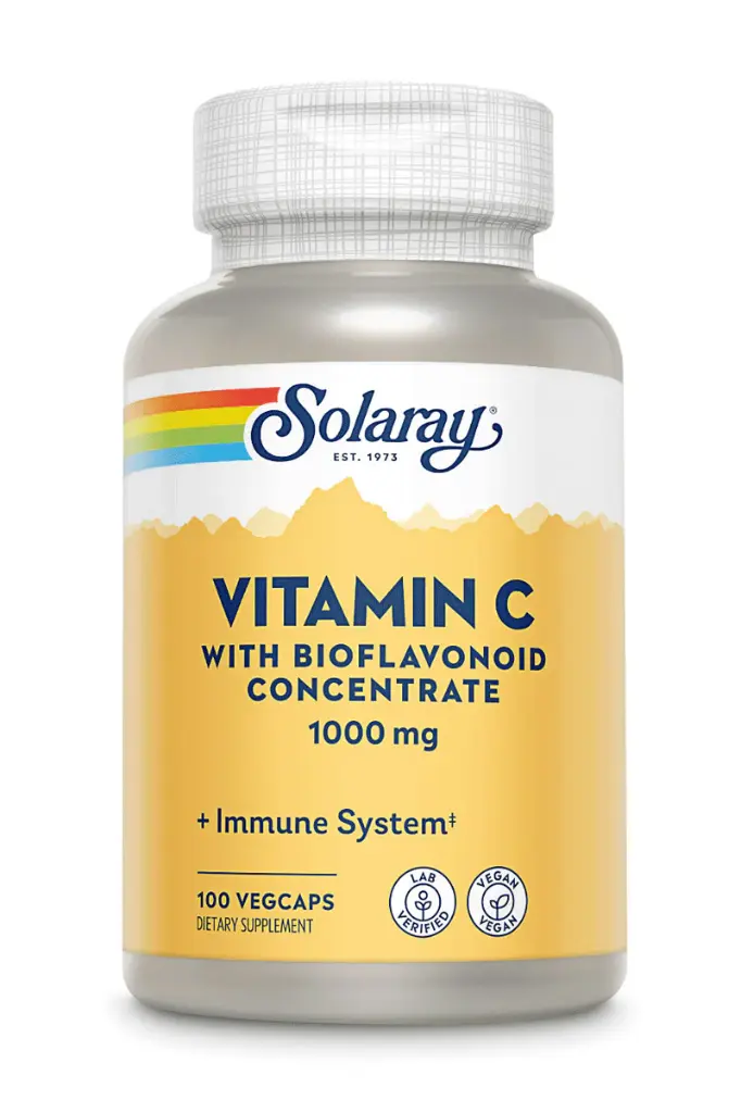 Solaray Vitamin C with Rose Hips, Acerola & Bioflavonoids 1000mg