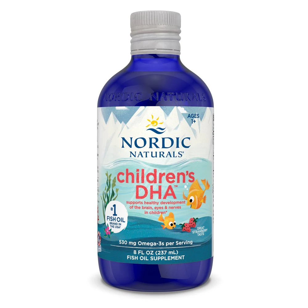 Nordic Naturals, Children's DHA™, Ages 1+, Great Strawberry