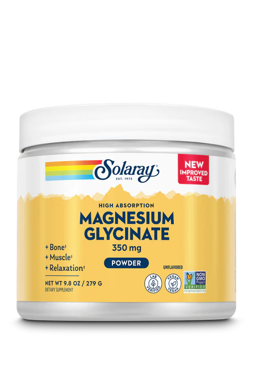 Solaray, Magnesium Glycinate Powder, Unflavored