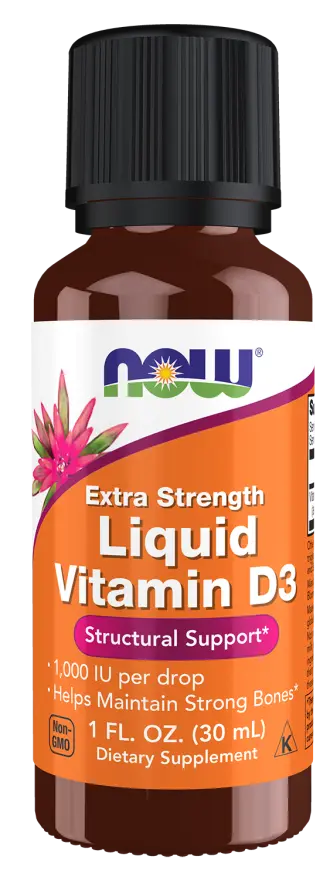 NOW Foods, Liquid Vitamin D-3, 1,000 IU