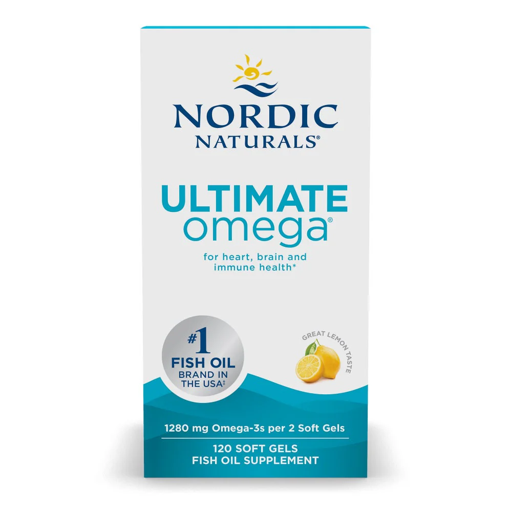 Nordic Naturals, Ultimate Omega®, Great Lemon, 120 Soft Gels