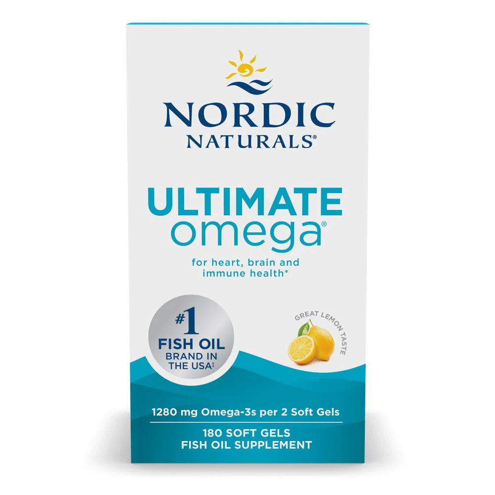 Nordic Naturals, Ultimate Omega®, Great Lemon, 180 Soft Gels