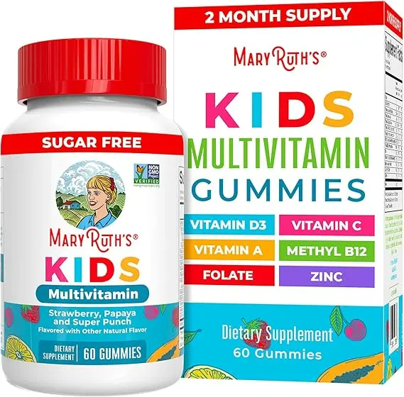 MaryRuth's, Kids Multivitamin Gummies, Strawberry, Papaya and Super Punch