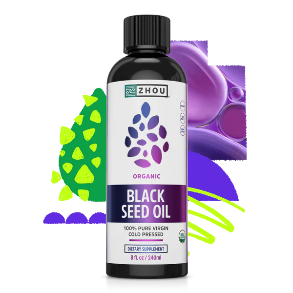 Zhou Nutrition, Organic Black Seed Oil