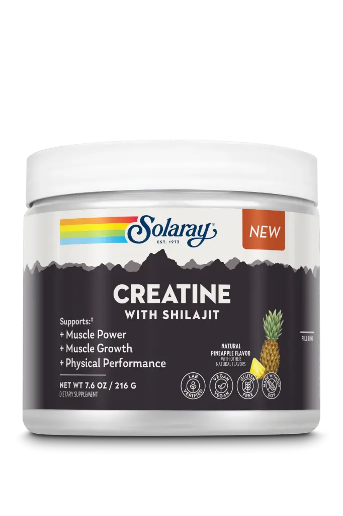 Solaray Creatine with Shilajit 7.6 oz (216 g)