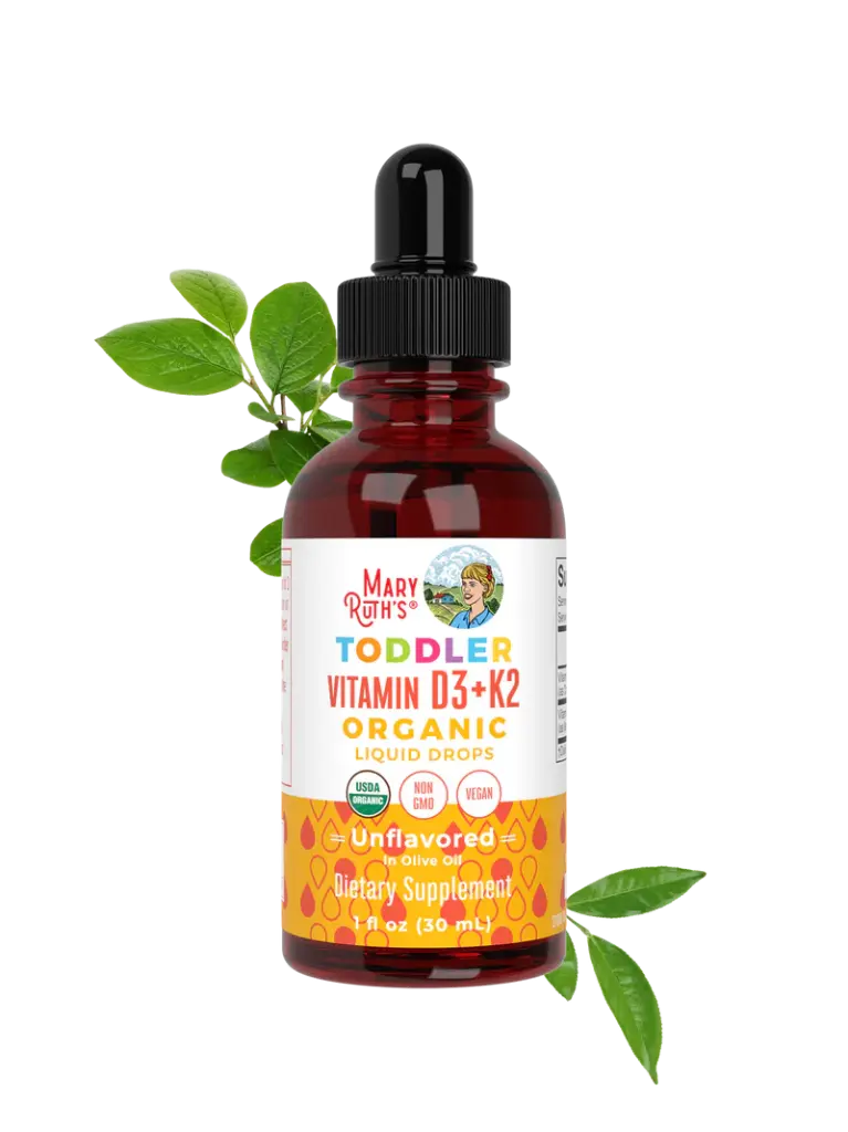 MaryRuth's, Organic Toddler Vitamin D3 + K2 Liquid Drops, 1-3 Years