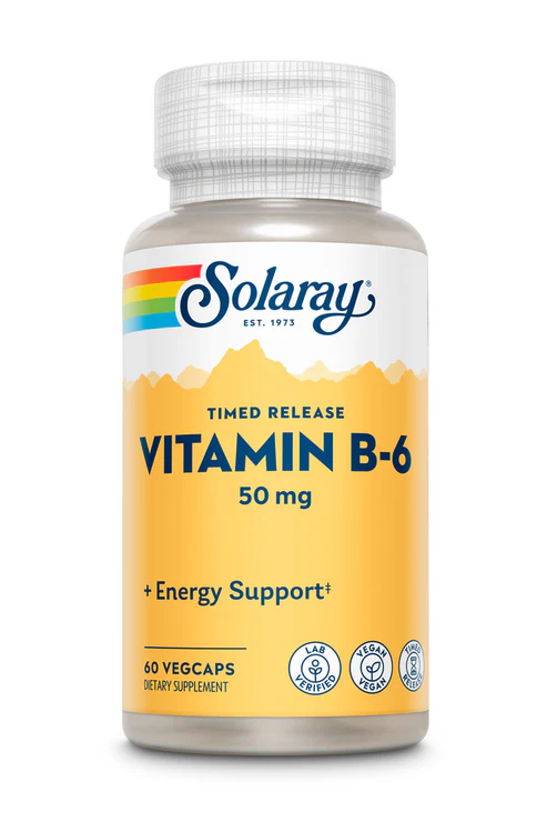 Solaray, Timed Release, Vitamin B-6, 50 mg