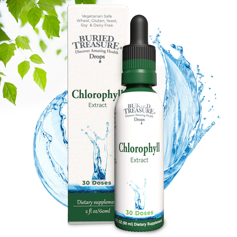 Buried Treasure Liquid Nutrients Chlorophyll Drops, 50 mg per Serving