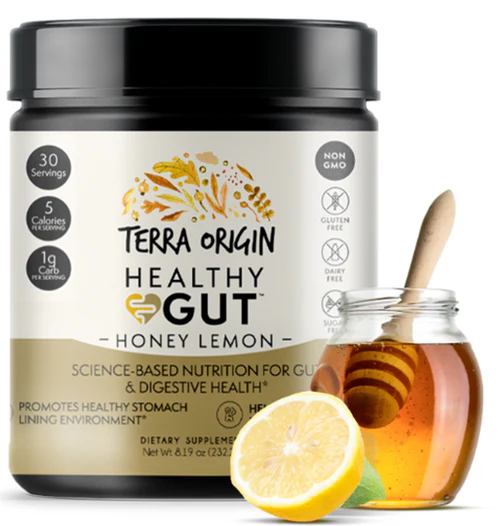 Terra Origin, Healthy Gut™, Honey Lemon 8.19 oz (232.2 g)
