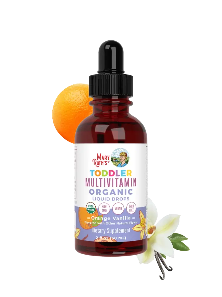 MaryRuth's, Organic Toddler, Multivitamin Liquid Drops, 1-3 Years, Orange Vanilla