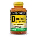 Mason Natural, Vitamin D3, 250 mcg (10,000 IU)
