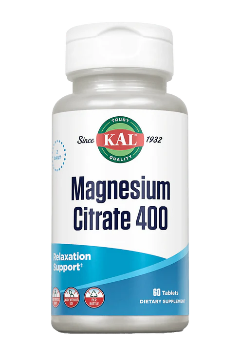 KAL, Magnesium Citrate 400, (200 mg per Tablet)