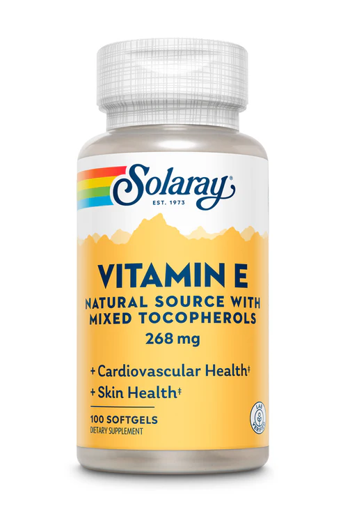 Solaray, Vitamin E 268mg (50 softgels)