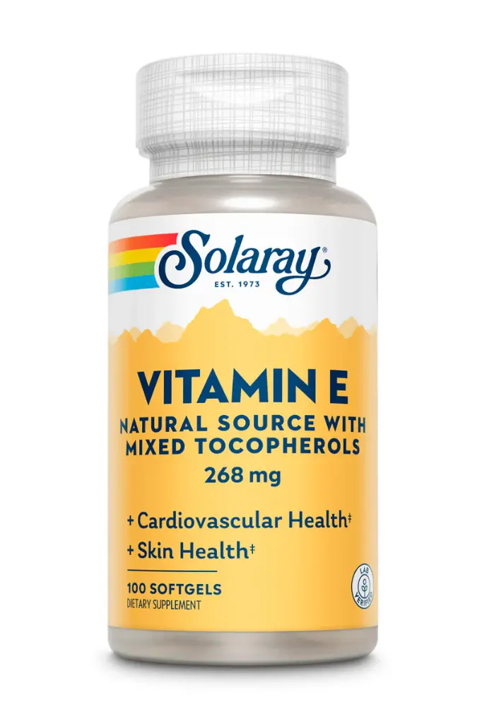 Solaray, Vitamin E, 268mg (100 softgels)