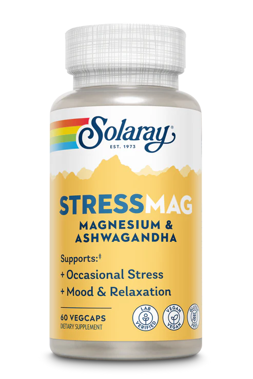 Solaray, StressMag, Magnesium & Ashwagandha
