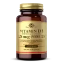 Solgar, Vitamin D3 (Cholecalciferol), 125 mcg (5,000 IU) - 100 SoftGels
